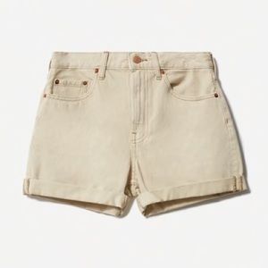 Everlane denim shorts pure clay